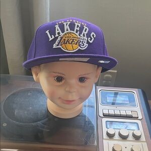 Purple Lakers Kids Cap